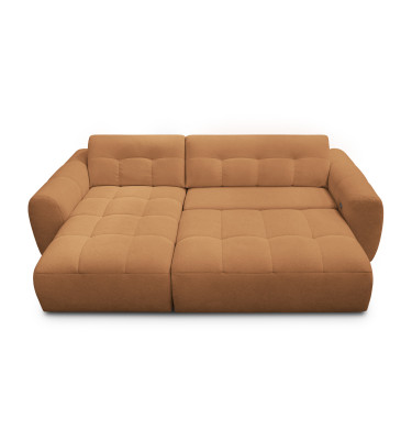 Ecksofa 4-Sitzer links LUMERO, orange