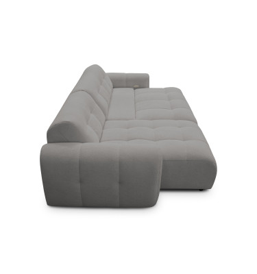 Ecksofa 4-Sitzer links LUMERO, taupe