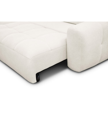 Ecksofa 4-Sitzer links LUMERO, creme