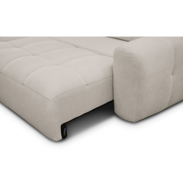 Ecksofa 4-Sitzer links LUMERO, creme