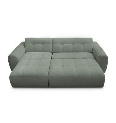 Ecksofa 4-Sitzer links LUMERO, olive