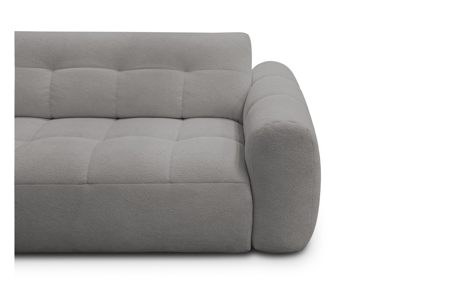 Ecksofa 4-Sitzer links LUMERO, taupe
