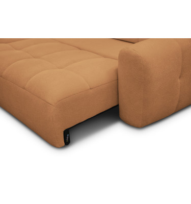 Ecksofa 4-Sitzer links LUMERO, orange