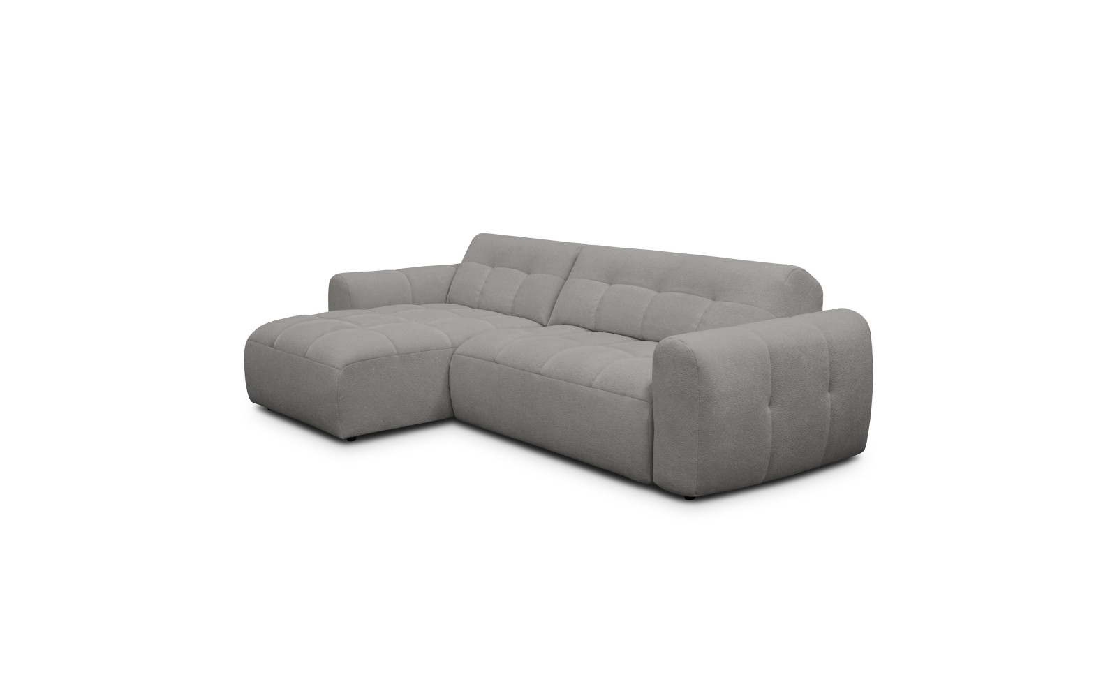 Ecksofa 4-Sitzer links LUMERO, taupe