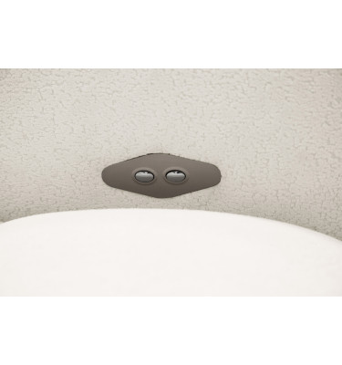 Ecksofa 4-Sitzer links LUMERO, creme