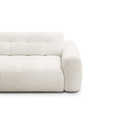 Ecksofa 4-Sitzer links LUMERO, creme