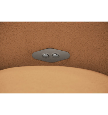 Ecksofa 4-Sitzer links LUMERO, orange