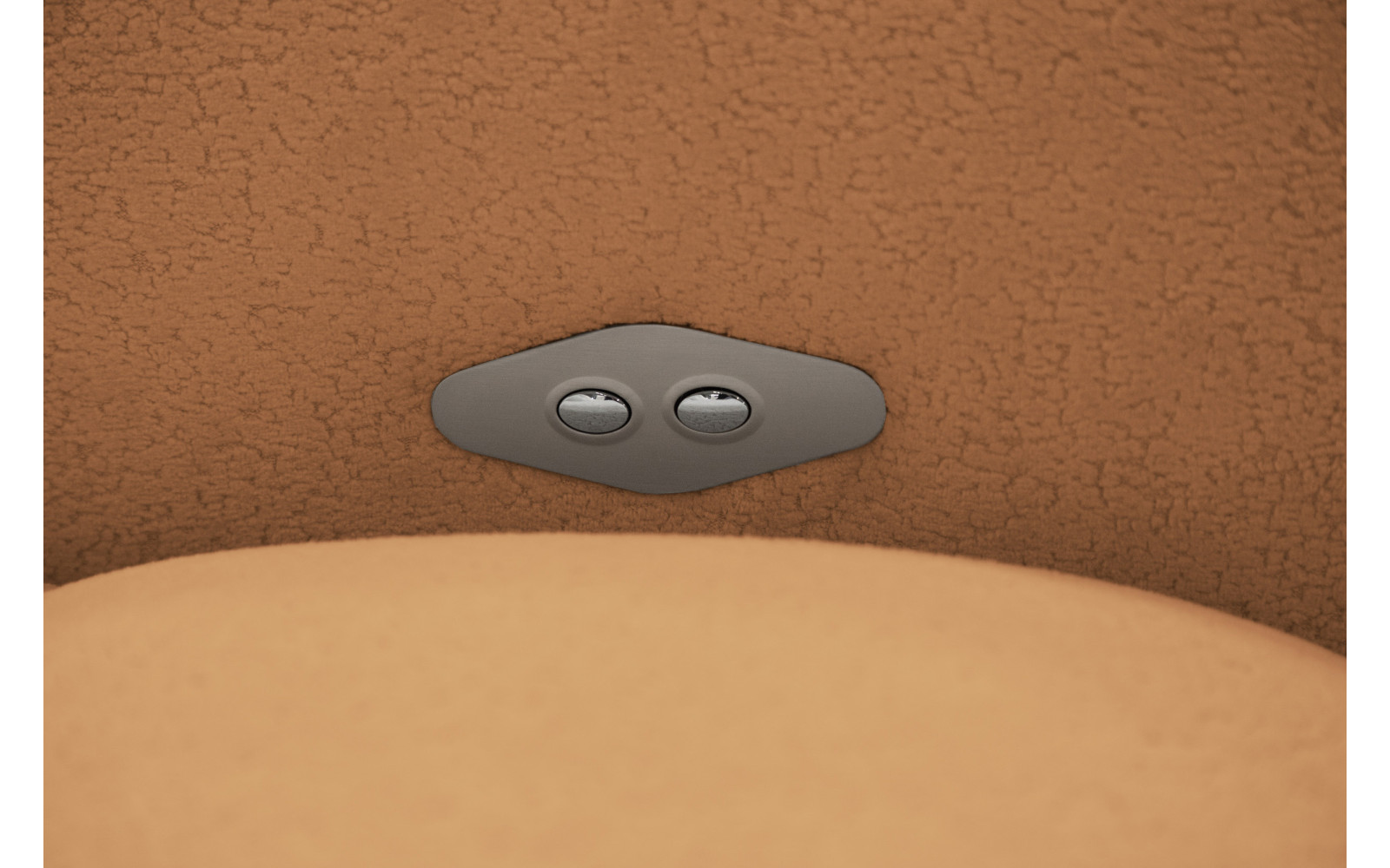 Ecksofa 4-Sitzer links LUMERO, orange