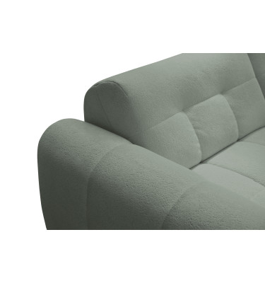 Ecksofa 4-Sitzer links LUMERO, olive