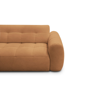 Ecksofa 4-Sitzer links LUMERO, orange