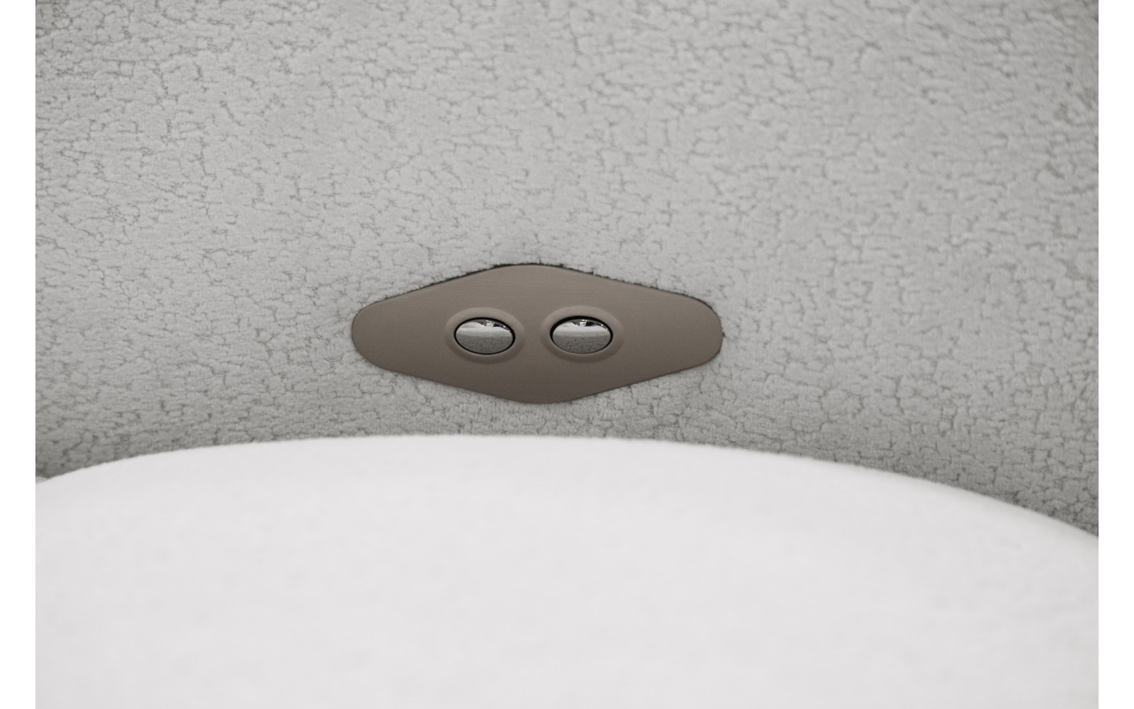 Ecksofa 4-Sitzer links LUMERO, hellgrau