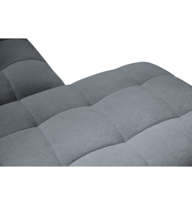 Ecksofa 4-Sitzer links LUMERO, graphitfarben