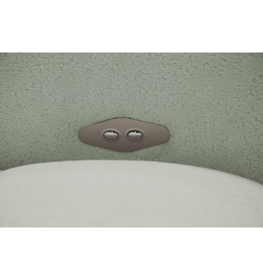 Ecksofa 4-Sitzer links LUMERO, hellgrün