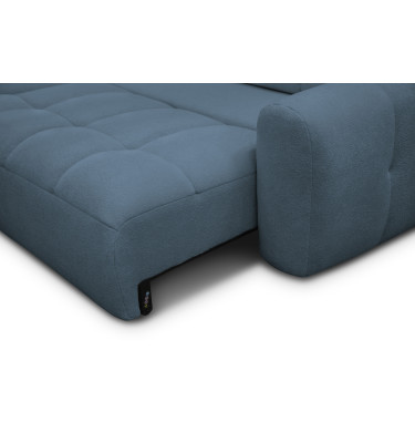 Ecksofa 4-Sitzer links LUMERO, marineblau