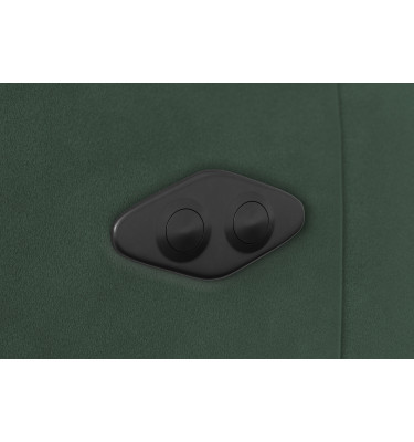 Ecksofa Relax 4-Sitzer links FIERO, Grüner Veloursstoff