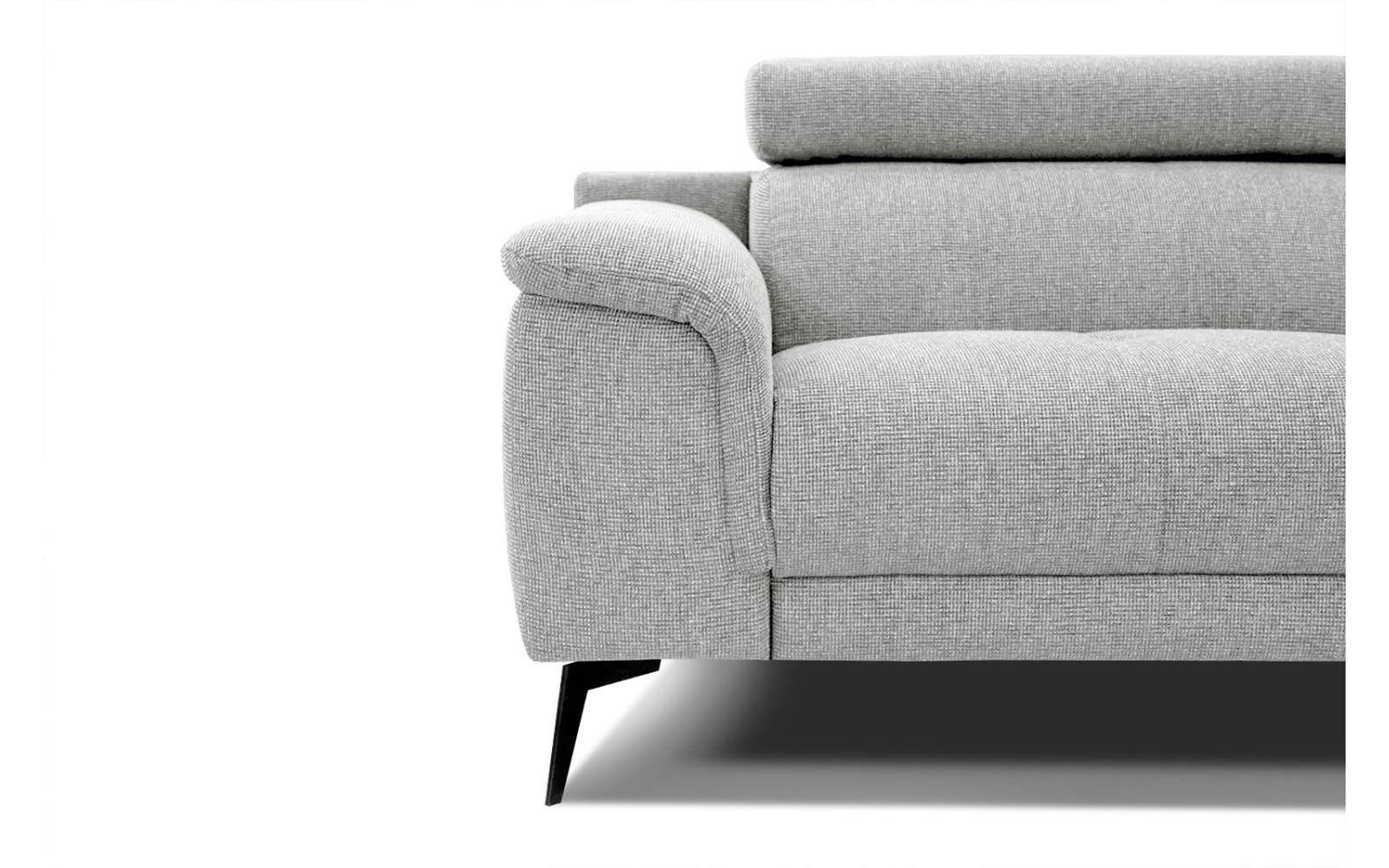 Outlet Sofa XXL 3-Sitzer mit verstellbaren Kopfstützen FIERO