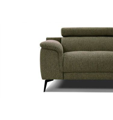 Outlet Sofa XXL 3-Sitzer mit verstellbaren Kopfstützen FIERO