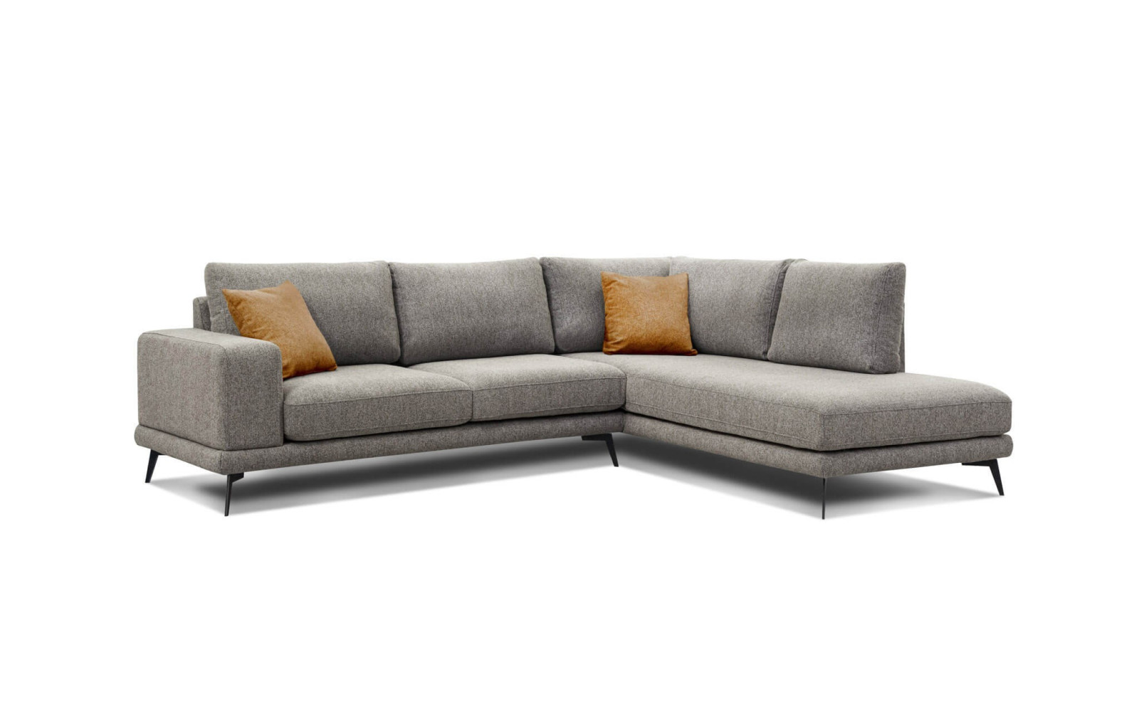 Outlet Ecksofa rechts 5-Sitzer MEDIOLANE