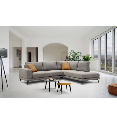 Outlet Ecksofa rechts 5-Sitzer MEDIOLANE