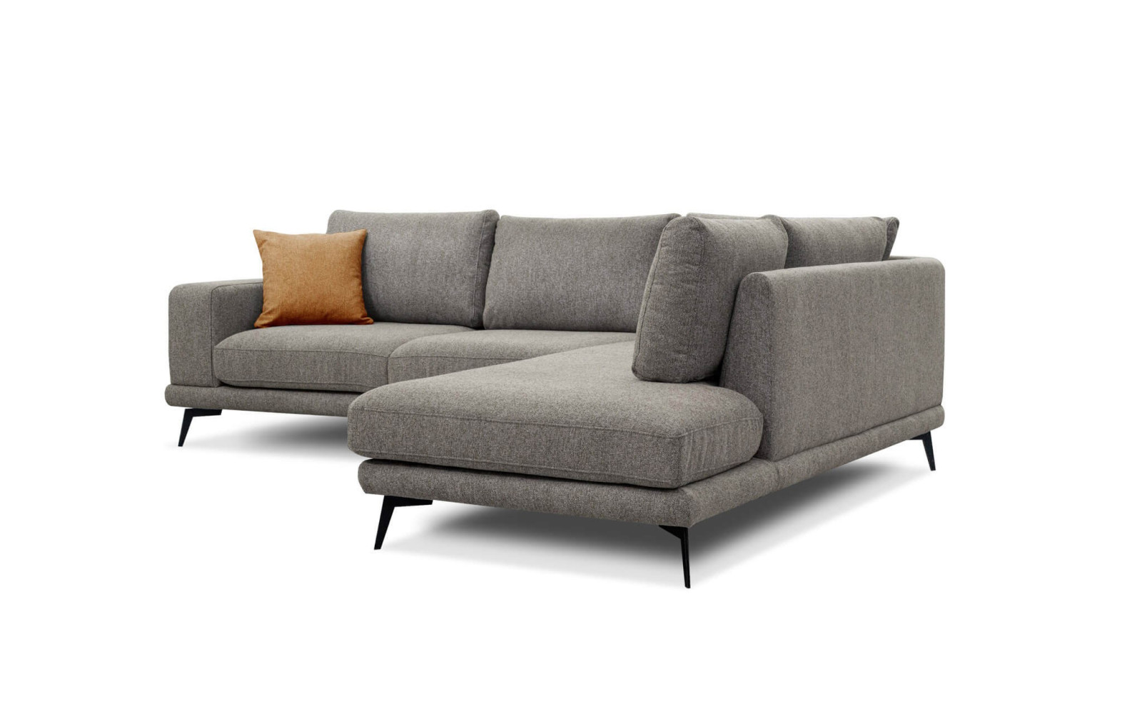 Outlet Ecksofa rechts 5-Sitzer MEDIOLANE