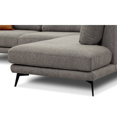 Outlet Ecksofa rechts 5-Sitzer MEDIOLANE