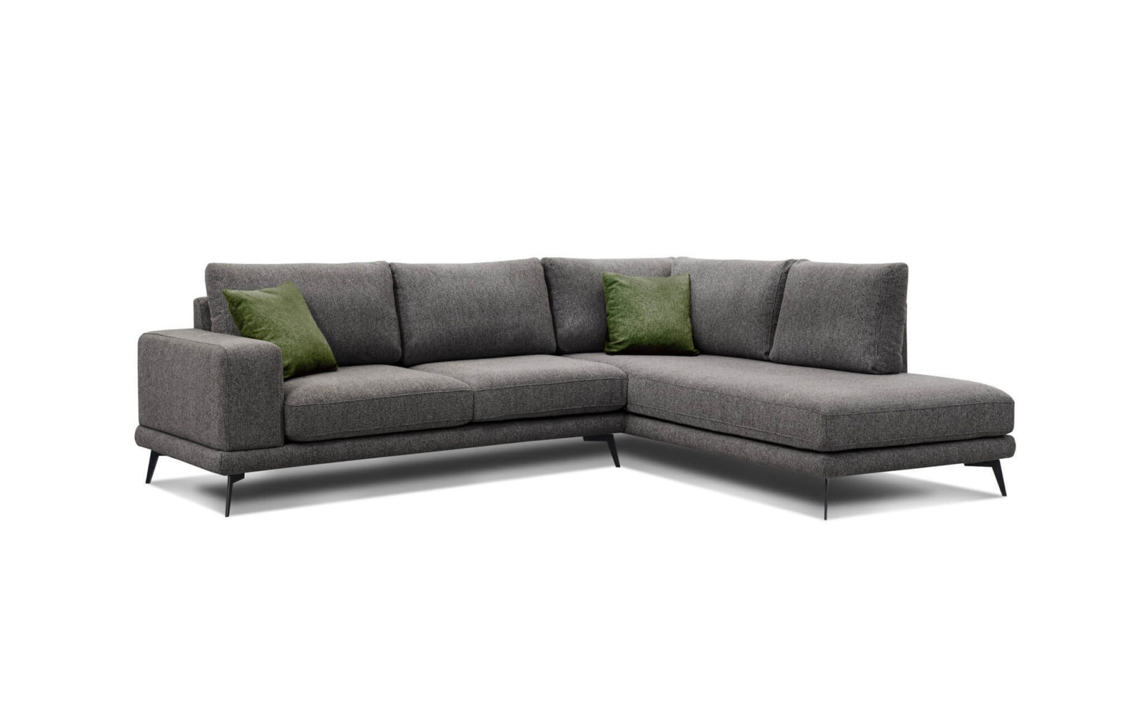 Outlet Ecksofa rechts 5-Sitzer MEDIOLANE