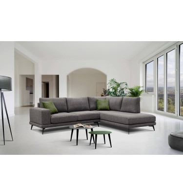 Outlet Ecksofa rechts 5-Sitzer MEDIOLANE