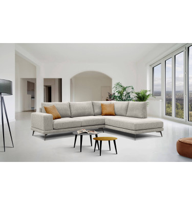 Outlet Ecksofa rechts 5-Sitzer MEDIOLANE