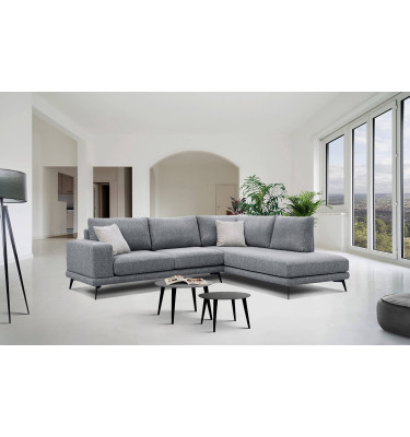 Outlet Ecksofa rechts 5-Sitzer MEDIOLANE