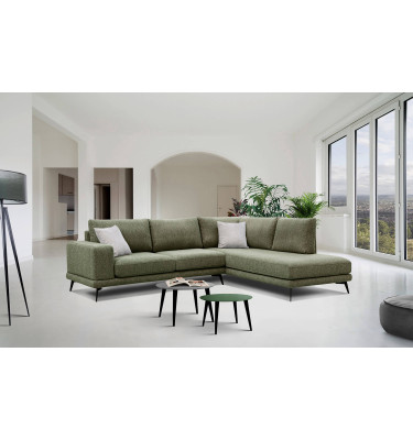 Outlet Ecksofa rechts 5-Sitzer MEDIOLANE