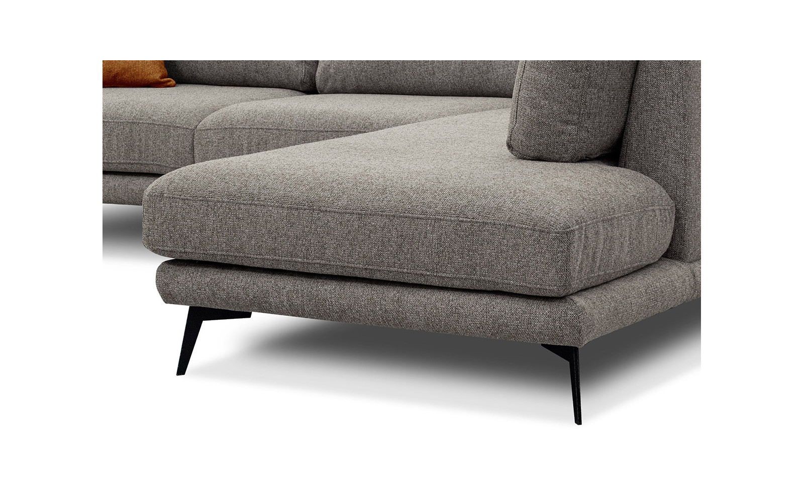 Outlet Ecksofa rechts 5-Sitzer MEDIOLANE